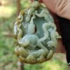 #Sold - Faceless buddha with ruyi 14