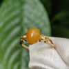 a ring on a cloth
