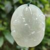 a jade pendant from a string