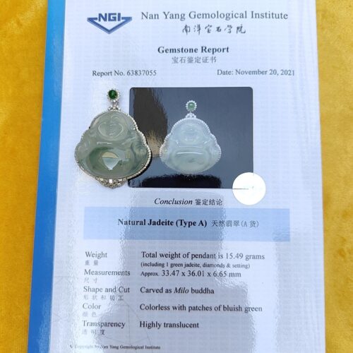 a paper with a pair of earrings