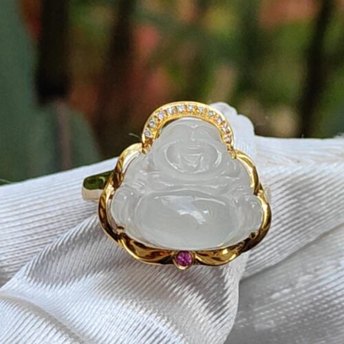 a ring with a stone in the middle