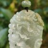 a jade pendant from a string