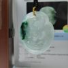 a jade pendant from a string