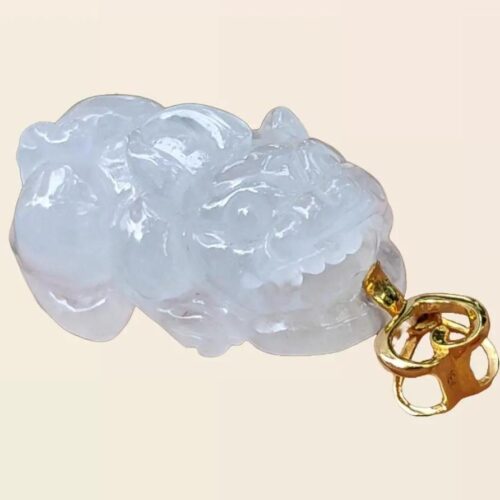 a close up of a jade