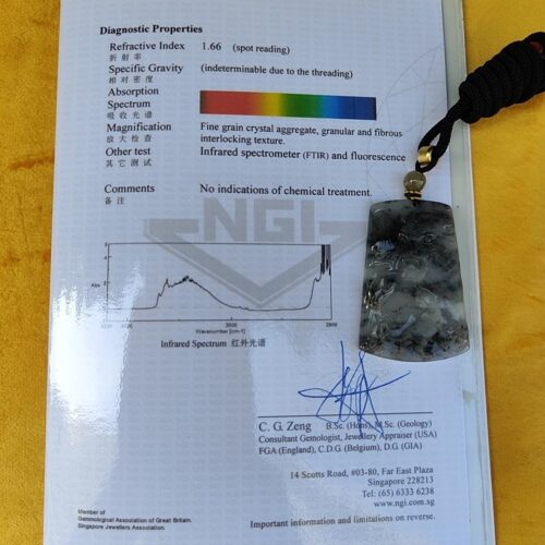 एक पेंडेंट का क्लोज अप