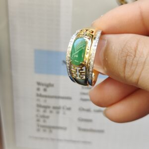 18k Gold Diamonds Men's ring