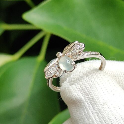 một chiếc nhẫn trên găng tay