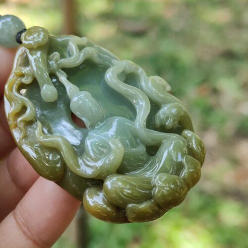 #Sold - Faceless buddha with ruyi 4