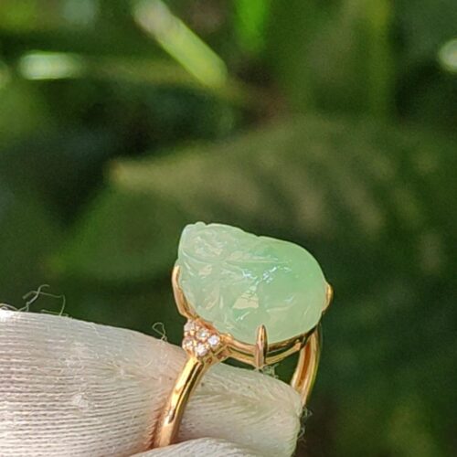 tangan memegang cincin