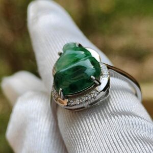 Un dedo con un anillo en él