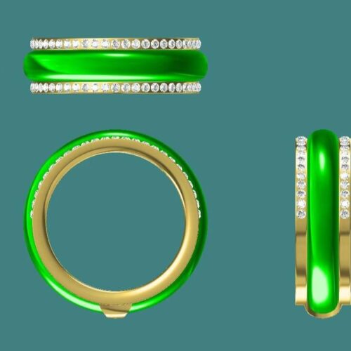 a close-up of a ring