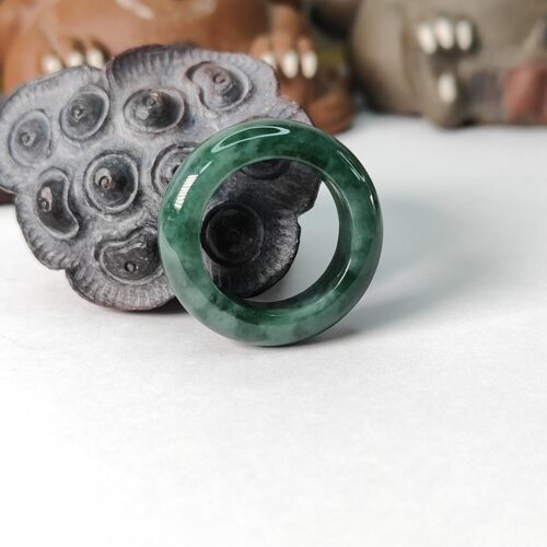 a ring on a stone object