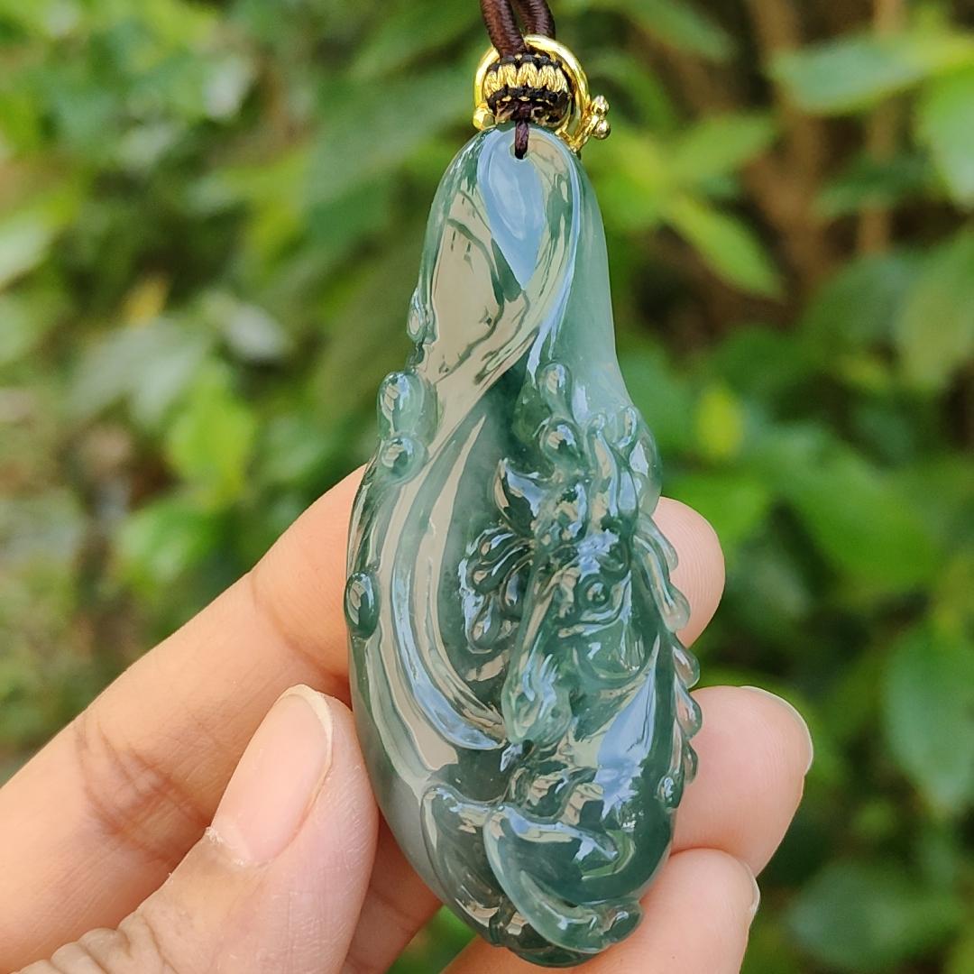 Highly Translucent Carved as Horse