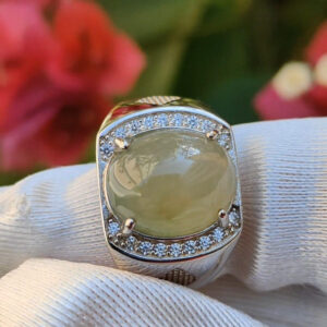 a ring with a stone in it