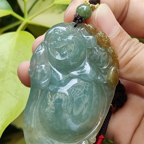 Singapore Jade Milo Buddha Jadeite Pendant