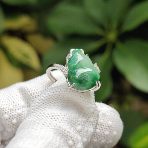 s925 spicy green ring
