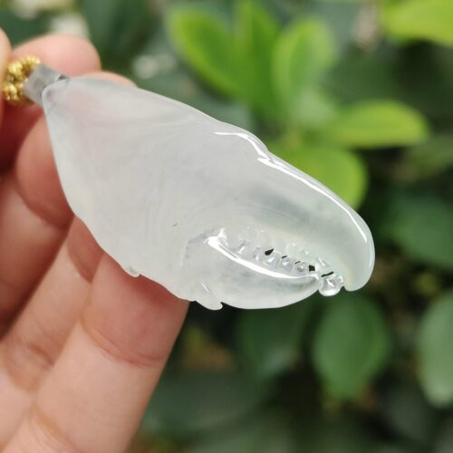 มือถือวัตถุพลาสติกใส