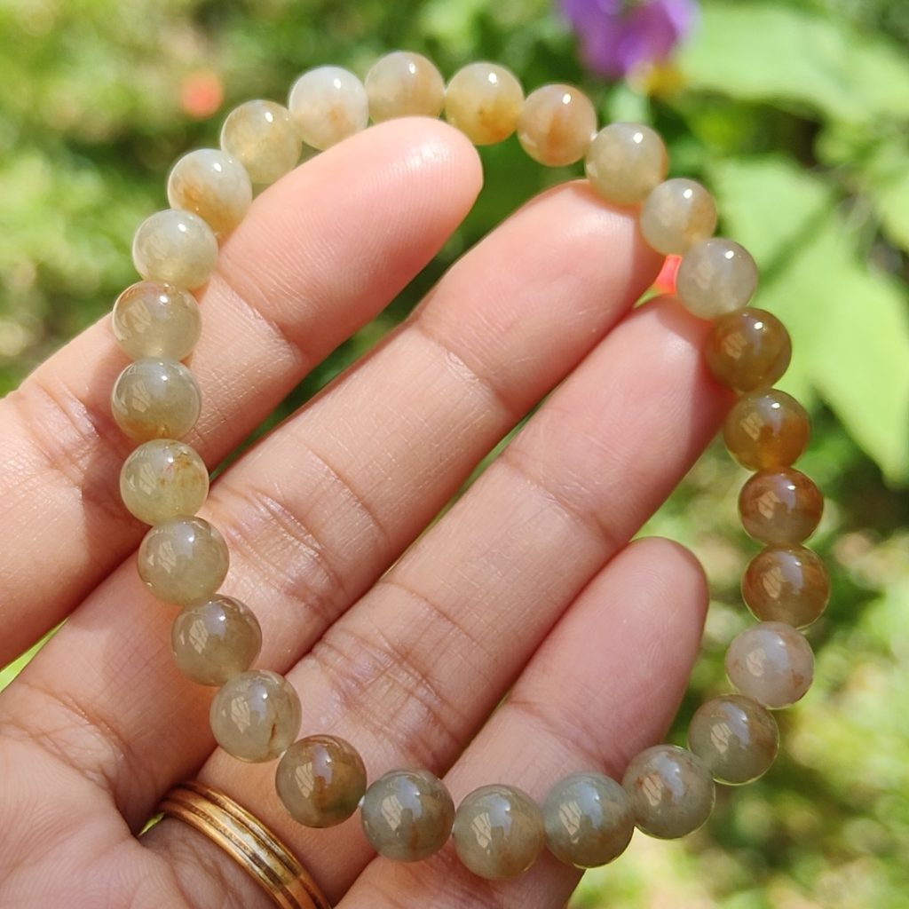 Icy Yellow Premium Bracelet Beads