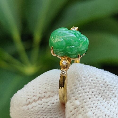 ภาพระยะใกล้ของแหวน