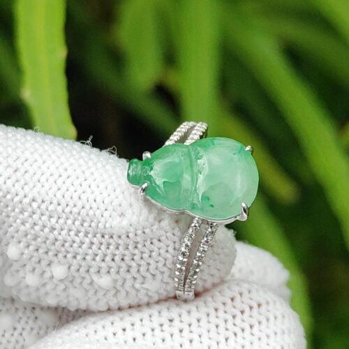a ring on a glove