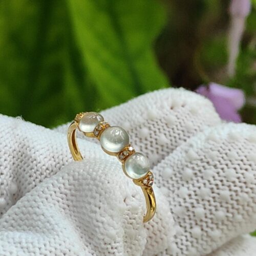 ภาพระยะใกล้ของแหวน