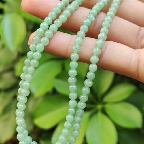 172 light green beads * 4.2mm as necklace or bracelet - image 2