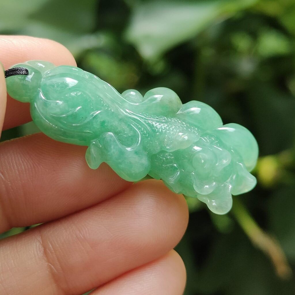 Light Green Cabbage Pendant - Image 9