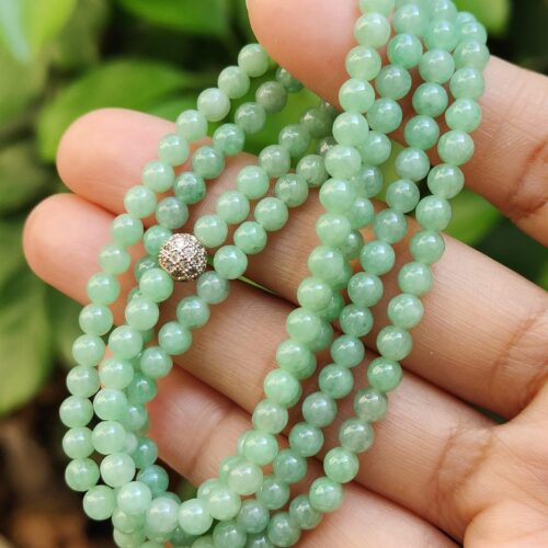 172 light green beads * 4.2mm as necklace or bracelet - image 4