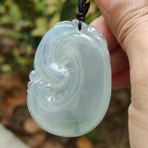 High Quality Translucent Ruyi Pendant - Image 6