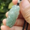 Green Parrot Natural Jadeite Jade Pendant Image 8