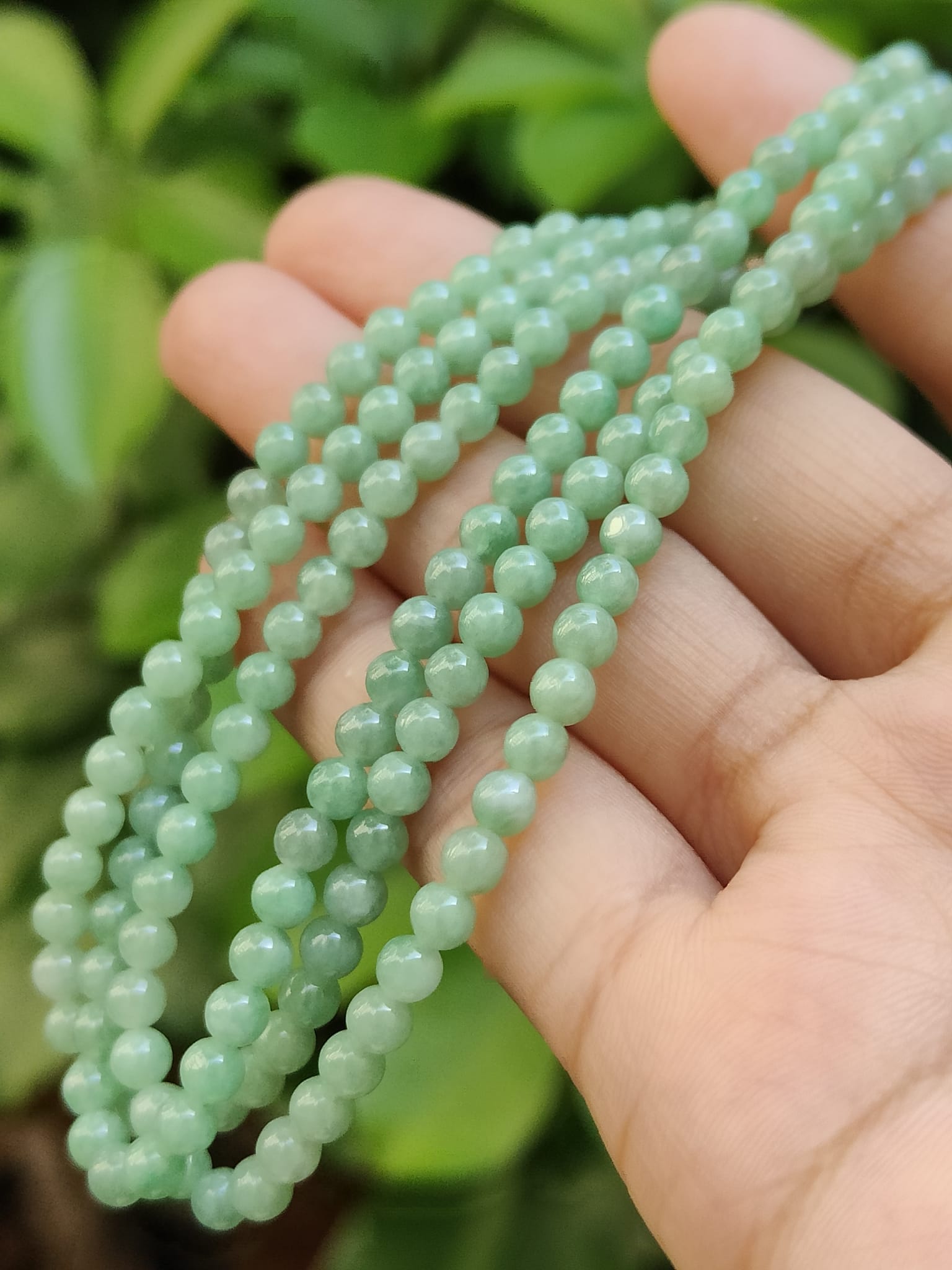 172 Light Green Beads * 4.2 Mm
