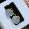 a pair of earrings in a box - Heart Shape Cabochons - Apple Design