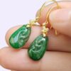 44903e9e3d8e401baaf63a6b1749bb00_tplv-aphluv4xwc-origin-jpeg Green ruyi 18k gold hook earrings - Natural Type A Jadeite Jade Image 9