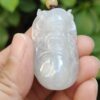 God of Fortune Pendant - Natural Jadeite Jade - Image 8