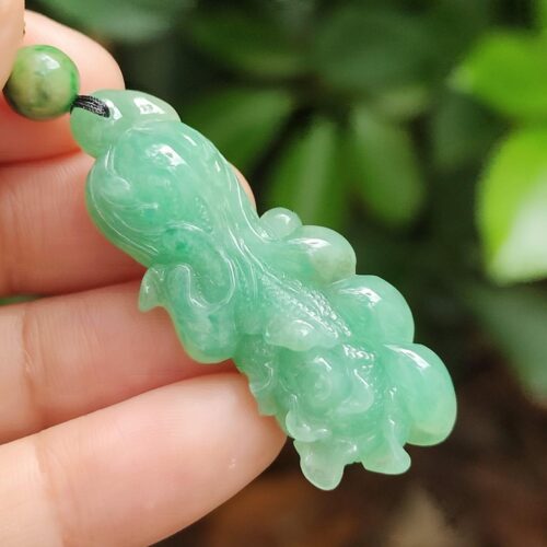 Light Green Cabbage Pendant - Image 4