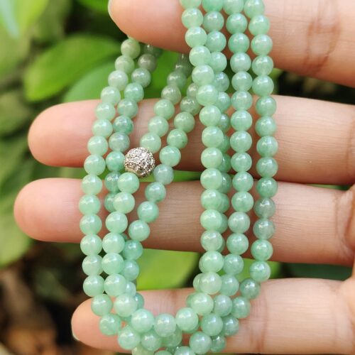 172 light green beads * 4.2mm as necklace or bracelet - image 1