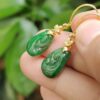 83a19a71567e4d658b84a979bbee5464_tplv-aphluv4xwc-origin-jpeg Green ruyi 18k gold hook earrings - Natural Type A Jadeite Jade Image 5