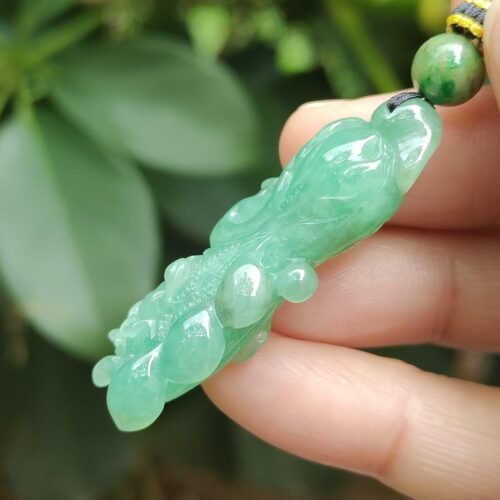 Light Green Cabbage Pendant - Image 1