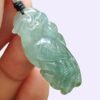 Green Parrot Natural Jadeite Jade Pendant Image 9