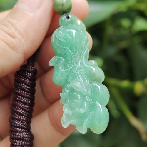 Light Green Cabbage Pendant - Image 3