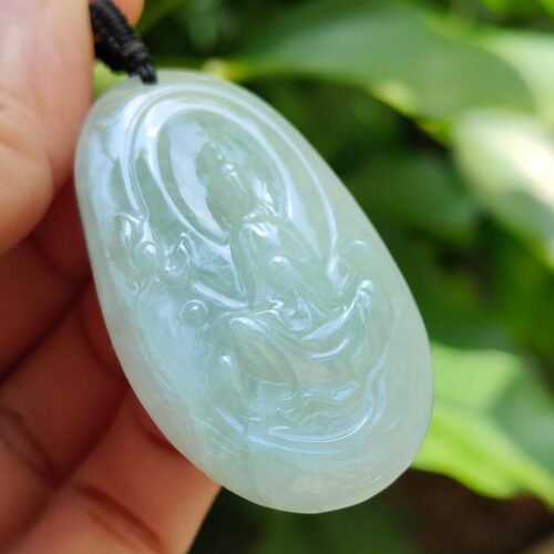 GUANYIN'S SECRET WEAPON Jadeite Pendant - Location: SG Jalan Meragi Park Simei HDB playground - Y.P.Q Certified pendant test 2