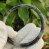 59mm Black Jadeite Bangle - image 1