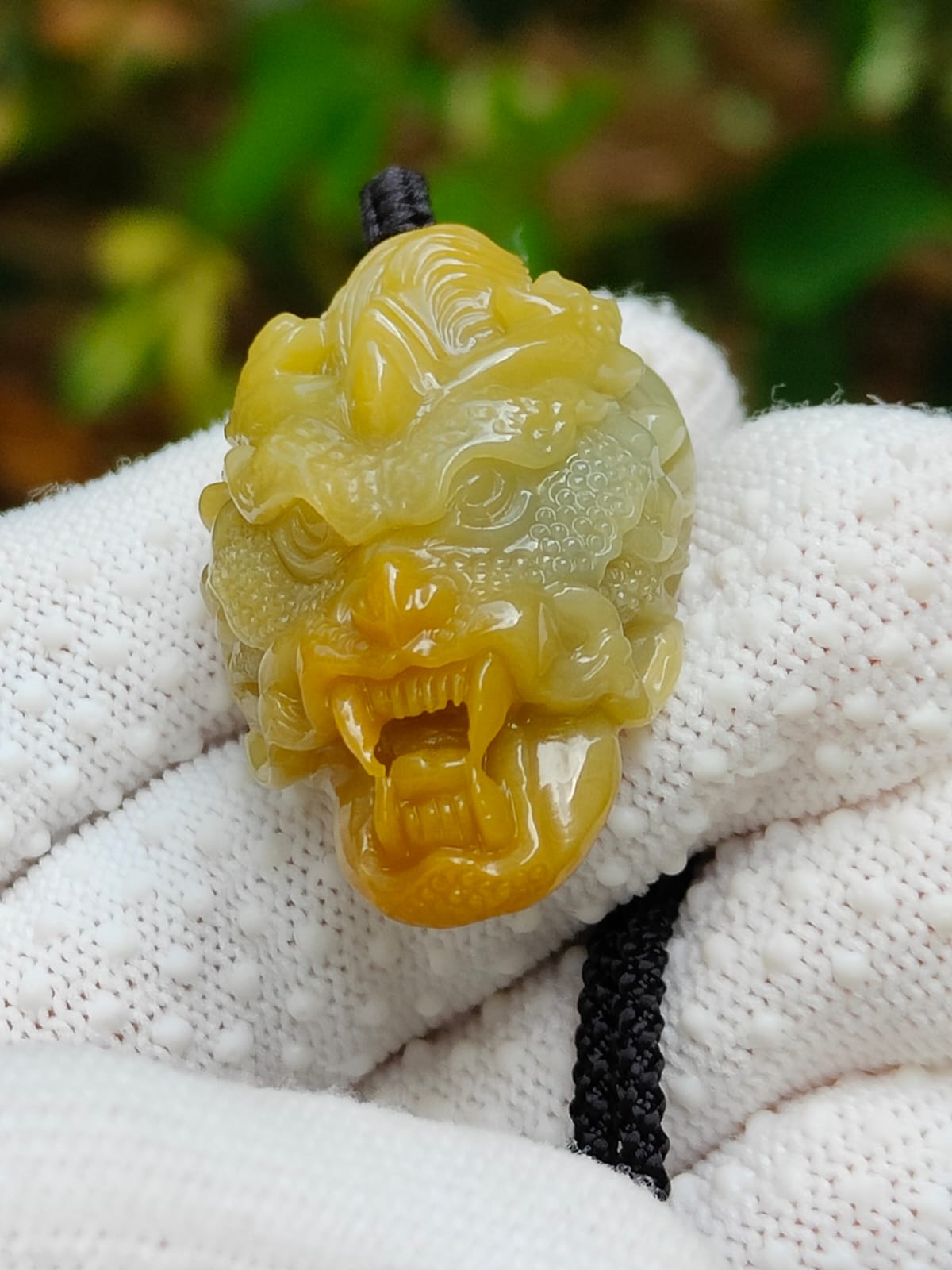 Jadeite Dragon Pendant