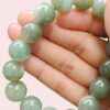 Natural Type A Jadeite Bead Bracelet 13.88mm * 16 beads Image 11