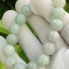 Natural Lavender-Green Jadeite Bracelet - location: Jalan Meragi Park Simei Playground - Y.P.Q Testing certified approved 3