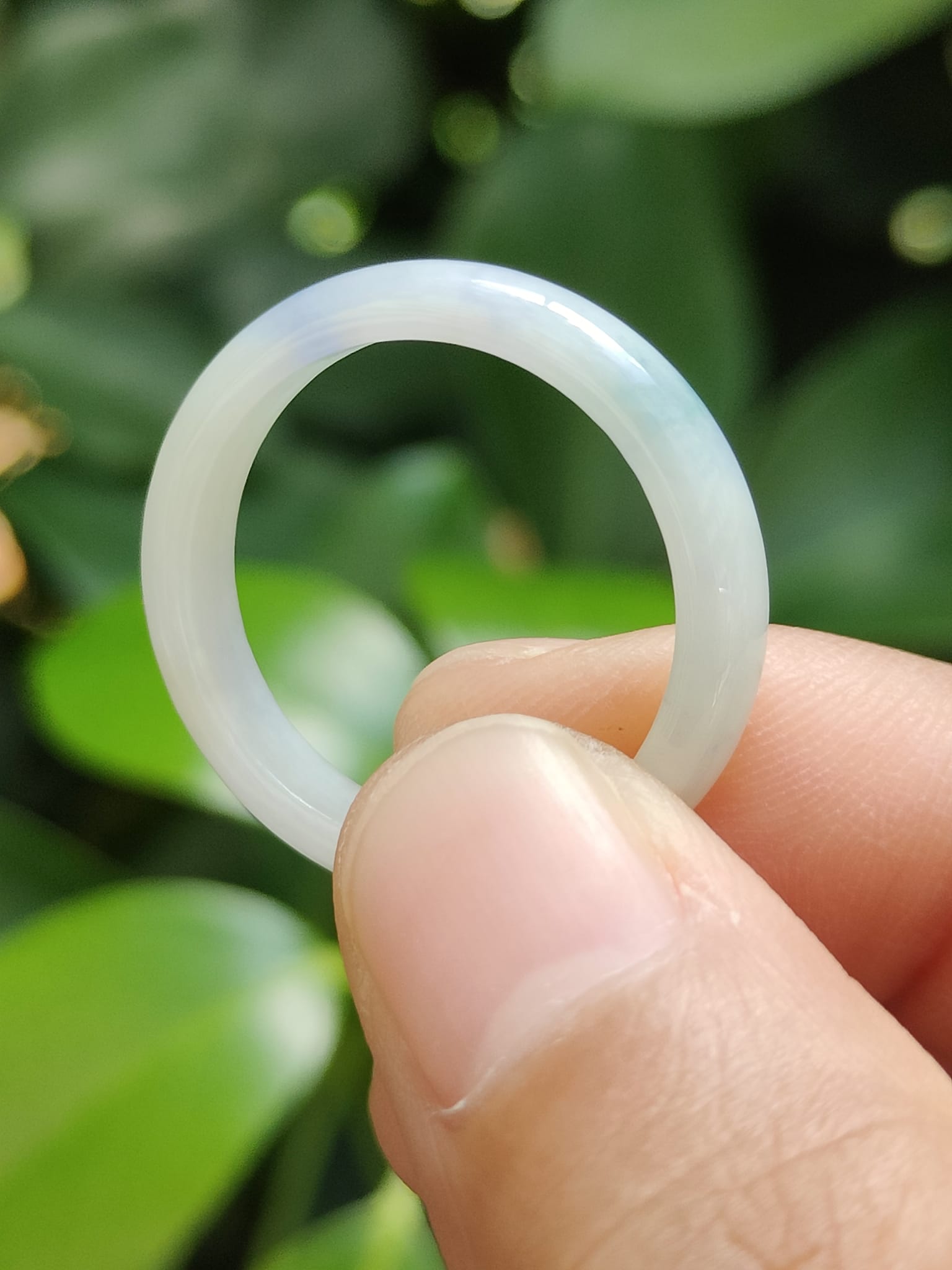 Tri-Element Jade Ring