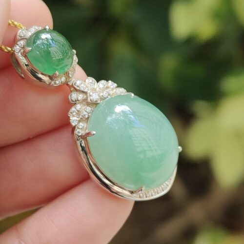 Icy Emerald & Light Green Cabochons ~40 Meragi Rd, Singapore 487917~beautiful park on nearby hdb blocks -mirror-reflections tested-7