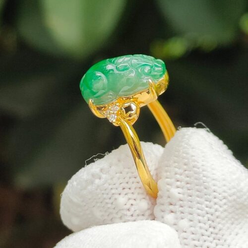 Metal Element Pixiu Ring - location: Jalan Meragi Park Simei HDB Playground - Y.P.Q Certified testing - Approved 2