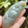Laughing Buddha Jadeite Carving Pendant - Singapore Simei HDB Meragi Park YPQ sideview Certified Passed 4
