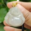 Jade Buddha Necklace - Location: SG Jalan Meragi Park Simei HDB Playground - Y.P.Q Certified reflection testing Pass 6
